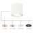 Oprawa sufitowa  Neo bianco mobile OR82265 - Open Design Highlights